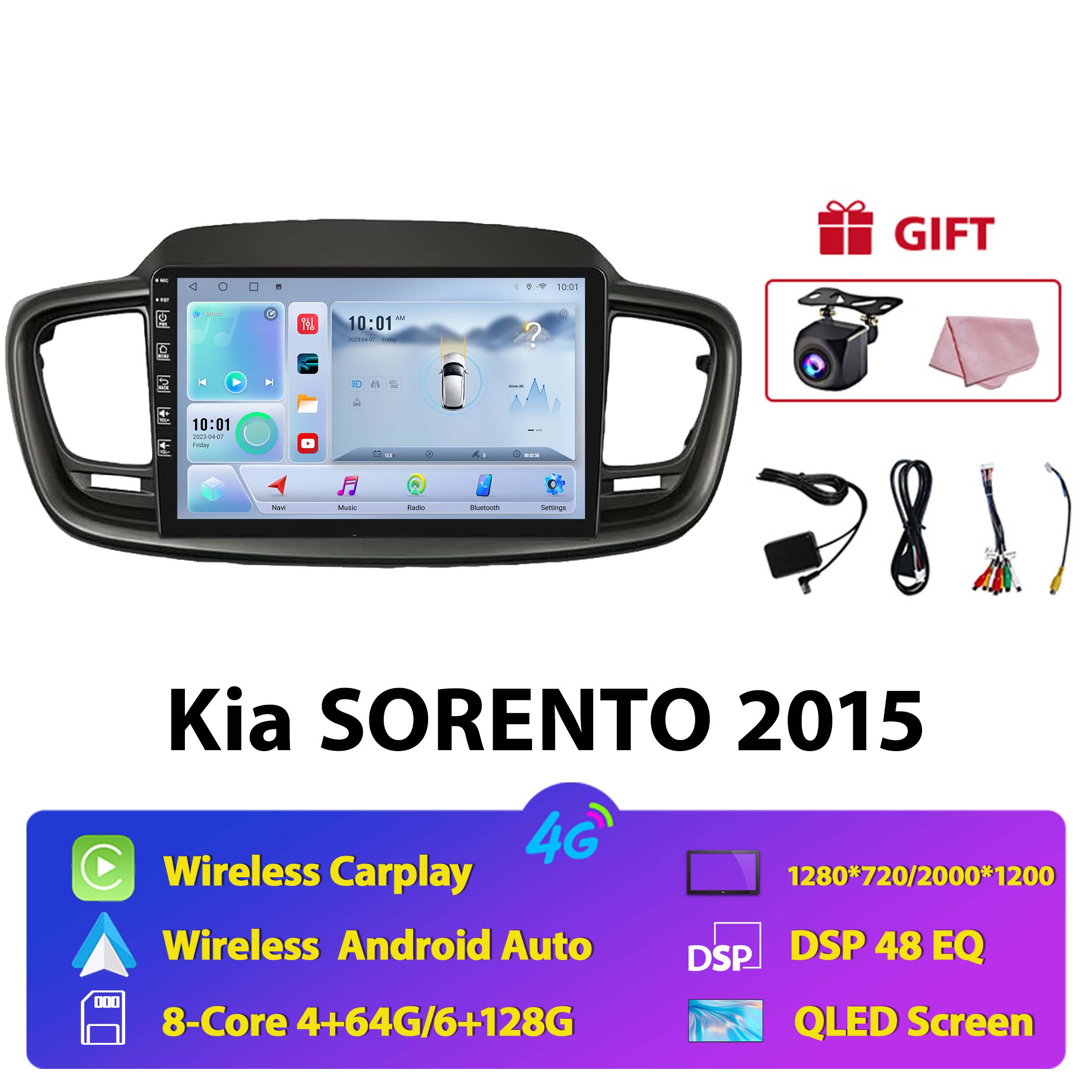 NUNOO Kia SORENTO 2015 Wireless Apple CarPlay Car DVD Player Buy KIA